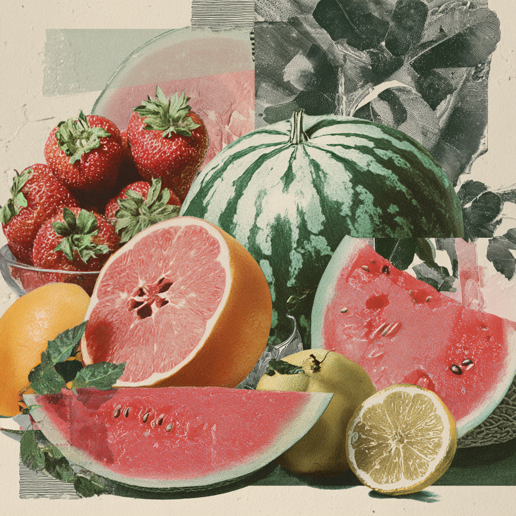 Strawberry Season, Stitched by Hand
