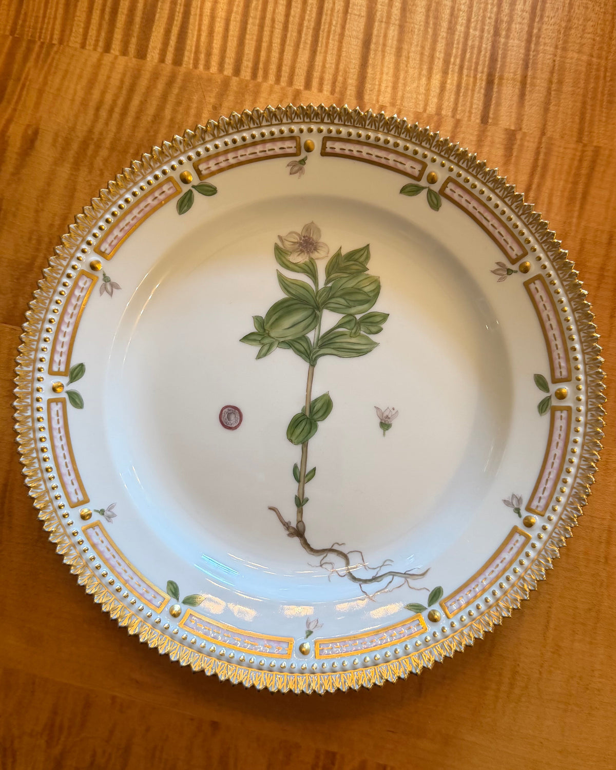 Vintage Royal Copenhagen Flora Danica Luncheon Plate