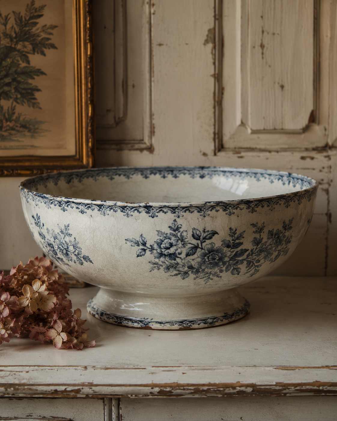 Vintage French Ceramic Bowl