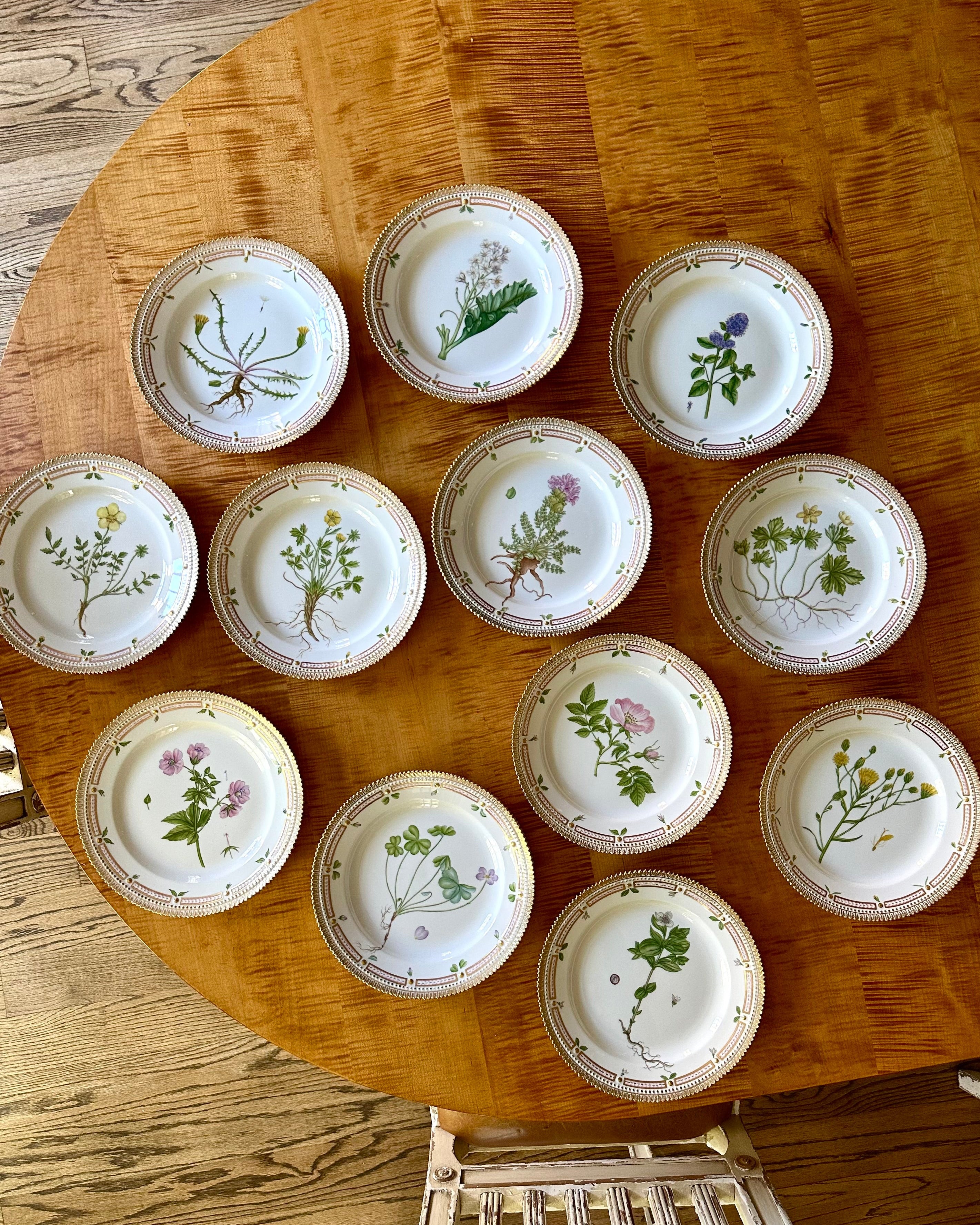 Royal Copenhagen Flora Danica Luncheon Plate