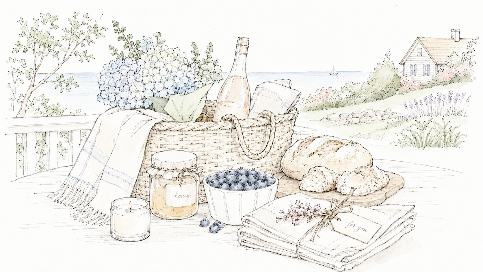 Sun-Drenched Thanks: The Art of the Summer Hostess Gift