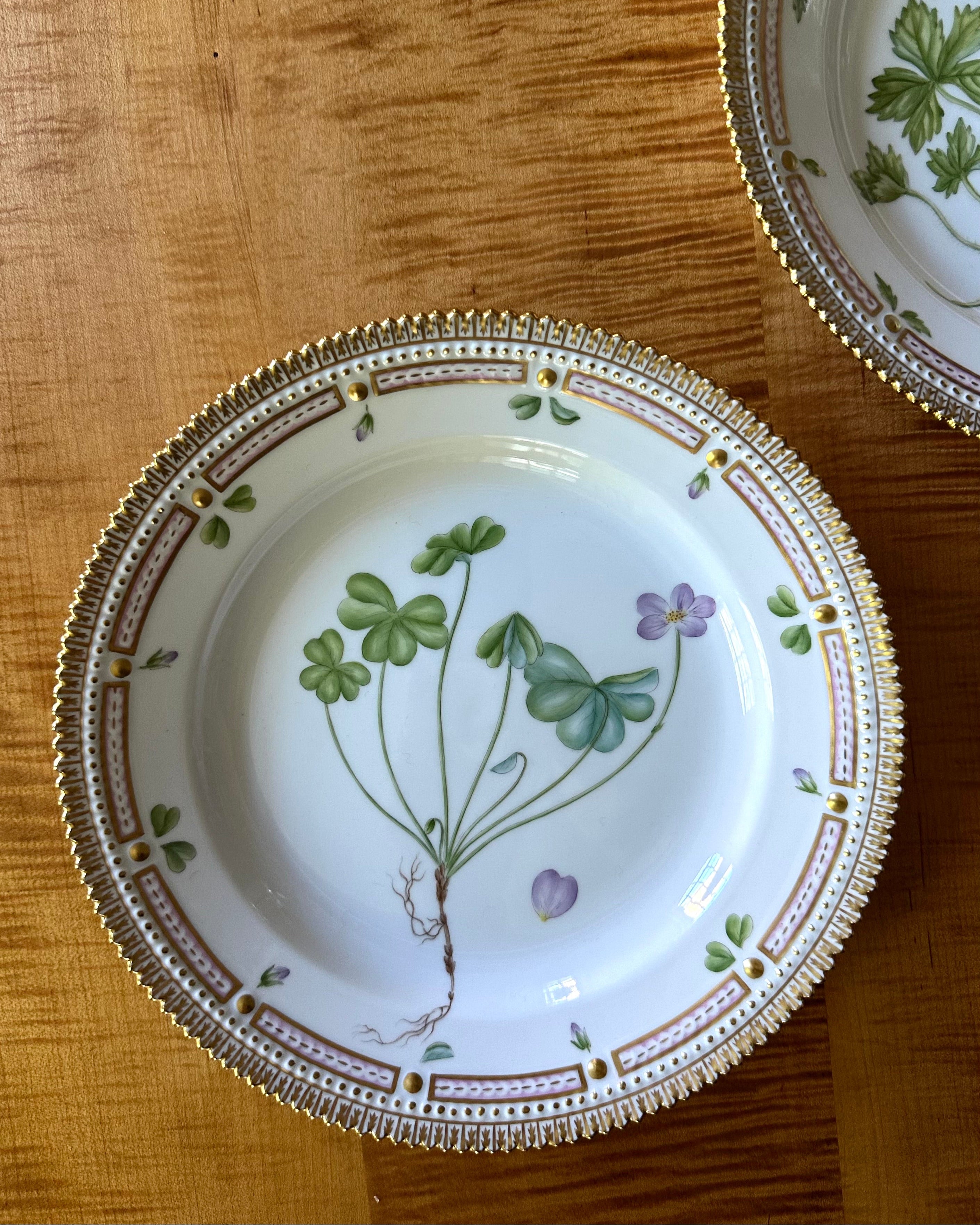 Royal Copenhagen Flora Danica Luncheon Plate