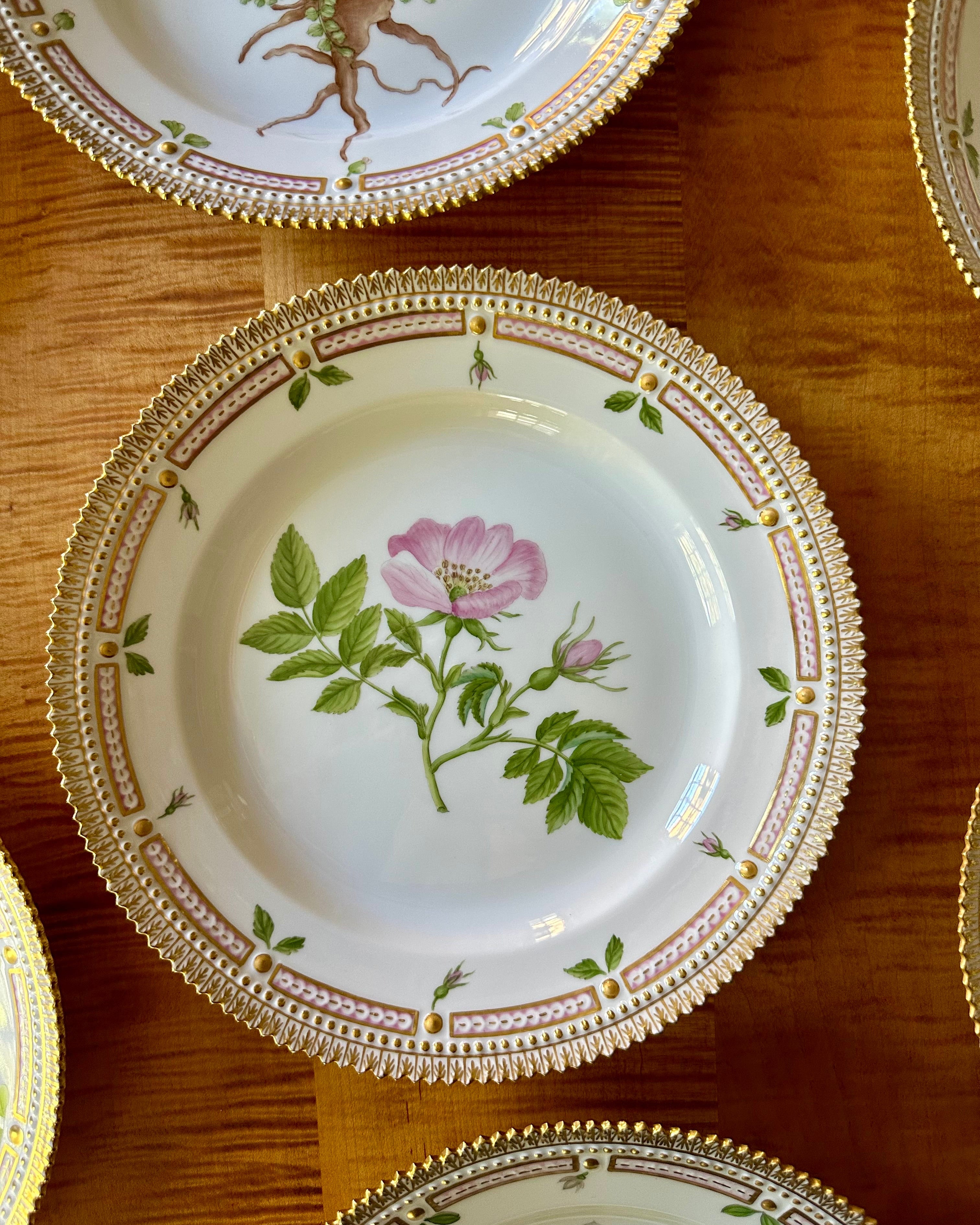 Royal Copenhagen Flora Danica Luncheon Plate